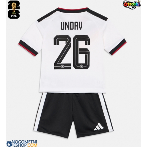 Otroški Nogometni dresi Nemčija Deniz Undav #26 Domači SP 2026 Kratek Rokav (+ Kratke hlače)